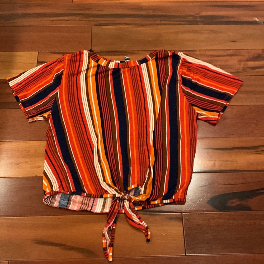 Womens medium striped top from Purple Snow.